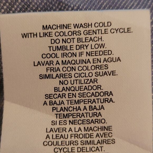 Ellen Tracy Linen woman's blue top - Picture 7 of 7